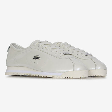 LACOSTE CLUB LOW BIJOUX BLANC DAMES