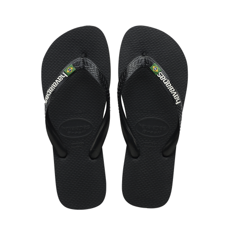 HAVAIANAS brasil BRASIL LOGO NOIR HOMME