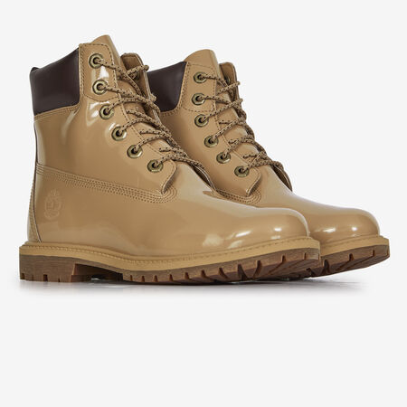 TIMBERLAND 6 INCH  PATENT BEIGE FEMME