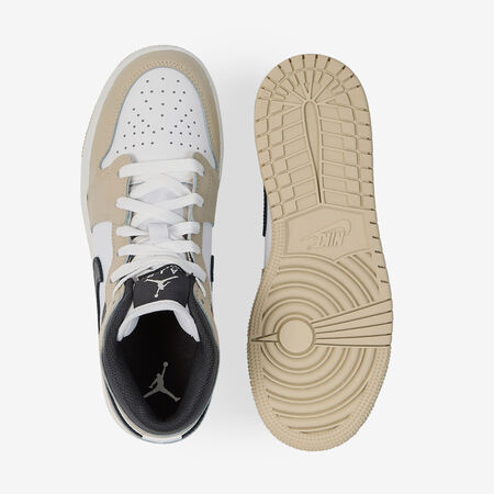 JORDAN AIR JORDAN MID BLANC/BEIGE SNEAKERS ENFANT
