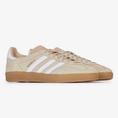 ADIDAS ORIGINALS gazelle GAZELLE INDOOR BEIGE/BLANC HOMME
