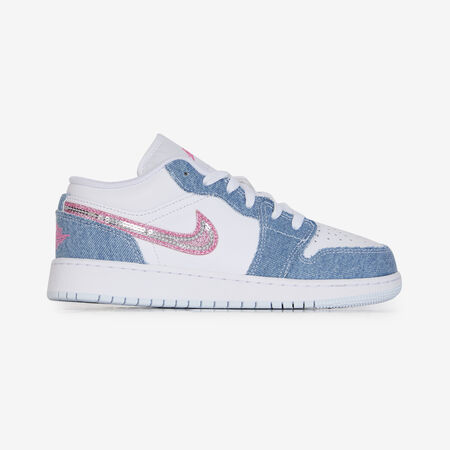 JORDAN AIR JORDAN 1 LOW BLEU/ROSE JUNIOR