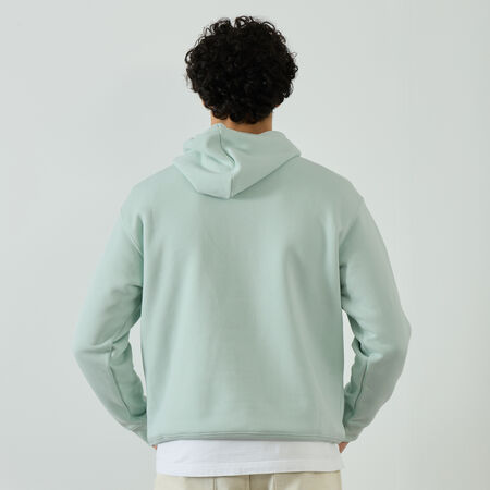 NEW BALANCE HOODIE SMALL LOGO GROEN HEREN