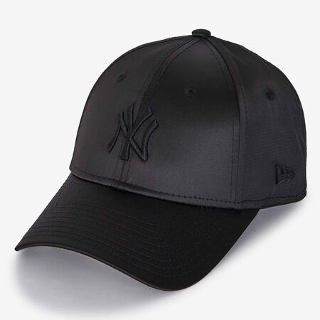 NEW ERA 9FORTY WOMEN NY SATIN LOGO NOIR FEMME