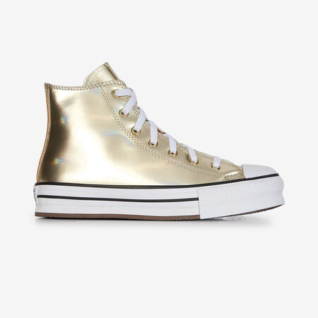 CHUCK TAYLOR ALL STAR EVA LIFT HI SHINE : GOUD