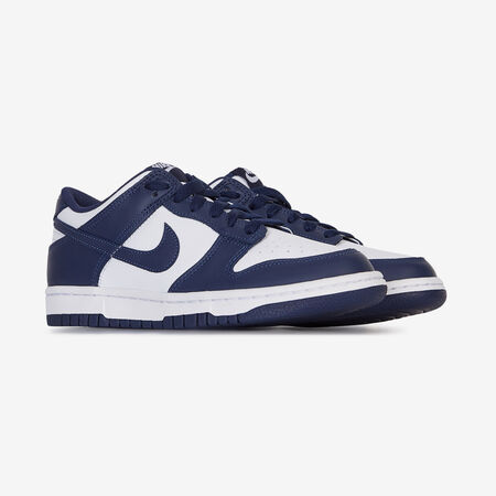 NIKE dunk DUNK LOW MARINE/BLANC JUNIOR