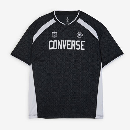 CONVERSE MAILLOT RETRO CHUCK ZWART/WIT HEREN