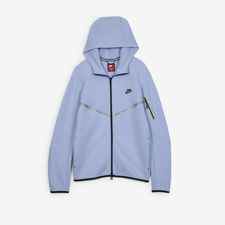 JACKET TECH FLEECE FZ REFLECTIVE : BLEU/NOIR