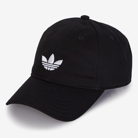 ADIDAS ORIGINALS CASQUETTE BASEBALL CLASSIC TREOFIL NOIR/BLANC HOMME