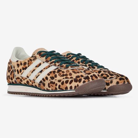 ADIDAS ORIGINALS sl 72 SL 72 OG LEOPARD PONY HAIR BEIGE/NOIR FEMME