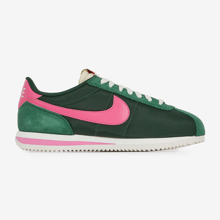 NIKE cortez CORTEZ NYLON VERT/ROSE FEMME