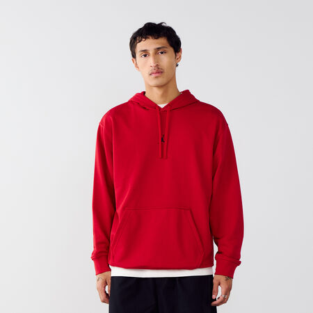 JORDAN HOODIE CENTERED LOGO DRI-FIT ROUGE HOMME