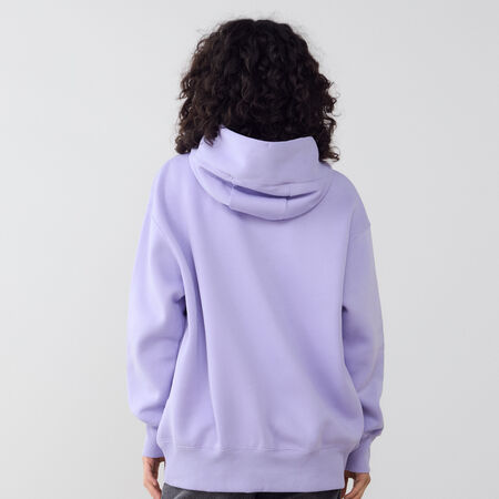 NIKE HOODIE PHOENIX LONG OVERSIZED VIOLET/BLANC FEMME
