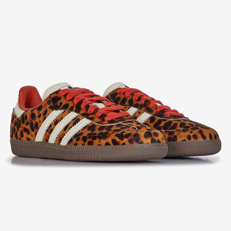 ADIDAS ORIGINALS samba SAMBA OG PONY HAIR BRUIN/WIT DAMES