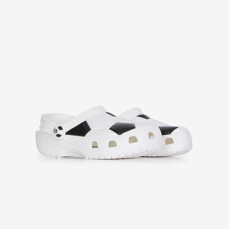 CROCS CLASSIC CLOG FOOTBALL BLANC/NOIR CADET