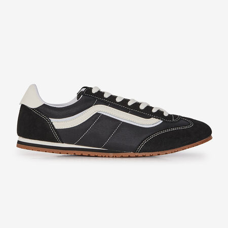 VANS SUPER LOWPRO ZWART/WIT HEREN