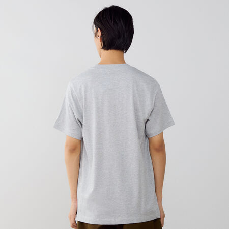 NEW BALANCE TEE SHIRT BIG LOGO GRIS/BLANC HEREN