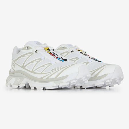 SALOMON XT-6 XT-6 BLANC/GRIS FEMME