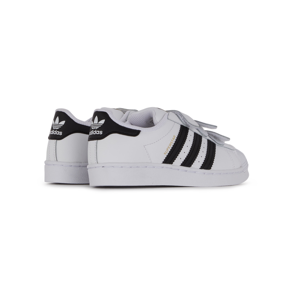 ADIDAS ORIGINALS SUPERSTAR CF BLANC NOIR OR SNEAKERS ENFANT