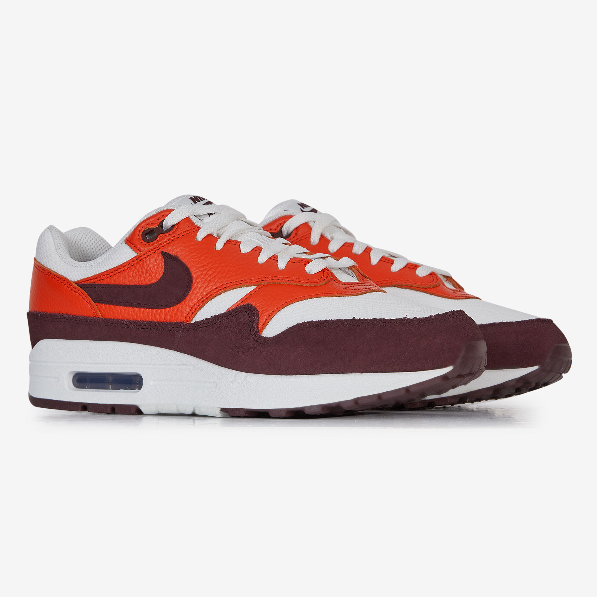 NIKE AIR MAX 1 ROUGE BLANC SNEAKERS HOMME Courir.be