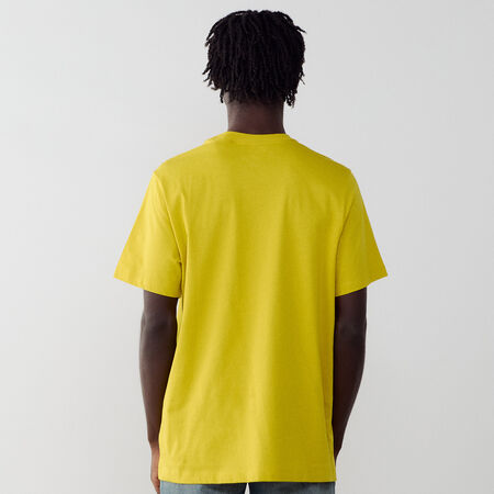 NIKE TEE SHIRT CLUB JAUNE/NOIR HEREN