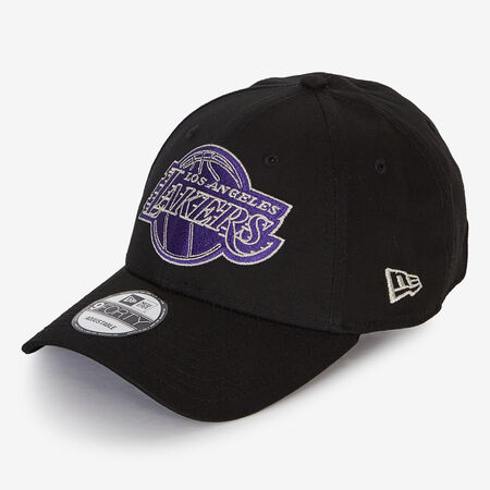 NEW ERA 9FORTY LAKERS METALLIC NOIR/VIOLET HOMME