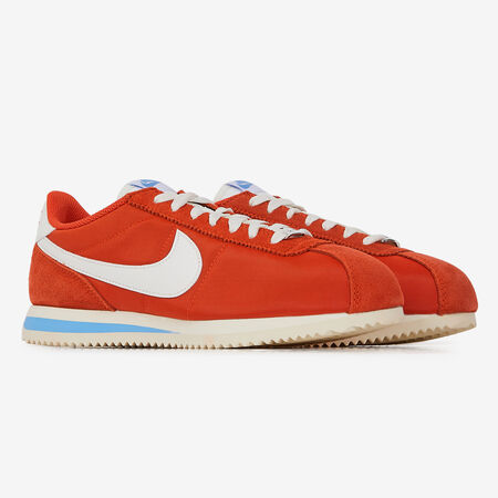 NIKE cortez CORTEZ NYLON ROUGE/BLANC FEMME
