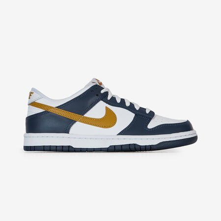 DUNK LOW : BLANC/MARINE