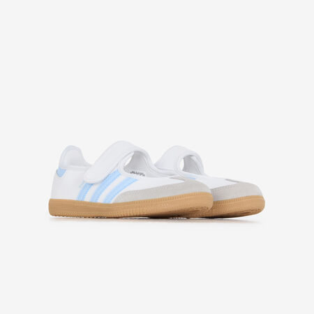ADIDAS ORIGINALS samba SAMBA JANE BLANC/BLEU CADET