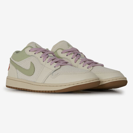 JORDAN air jordan 1 AIR JORDAN 1 LOW CROCHET VERT/ROSE DAMES