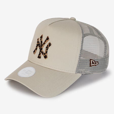 NEW ERA 9FORTY TRUCKER WMN NY LEO INFIL BEIGE/MARRON FEMME
