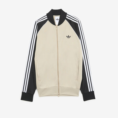 ADIDAS ORIGINALS JACKET FZ SUPERSTAR BEIGE HEREN