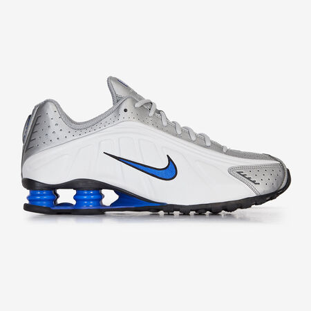NIKE shox SHOX R4 BLANC/BLEU HOMME