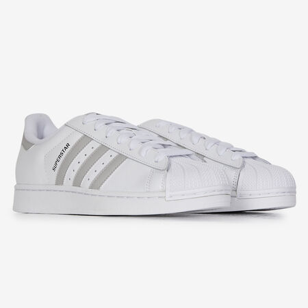 ADIDAS ORIGINALS superstar SUPERSTAR II BLANC/GRIS HOMME