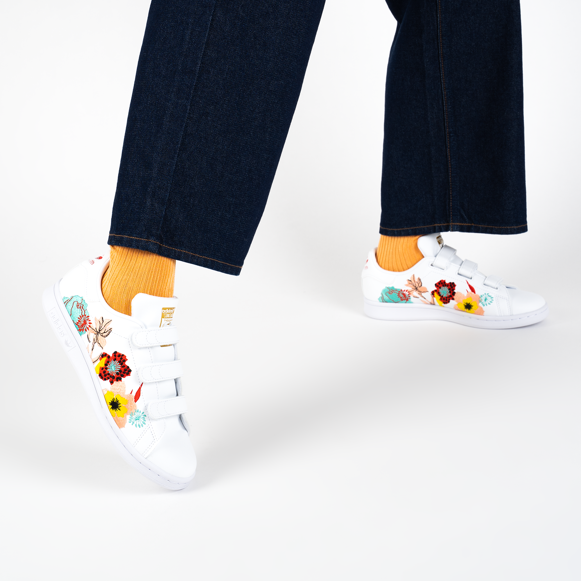courir stan smith flower