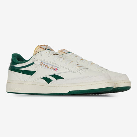 REEBOK club c CLUB C REVENGE SUEDE BLANC/VERT HOMME