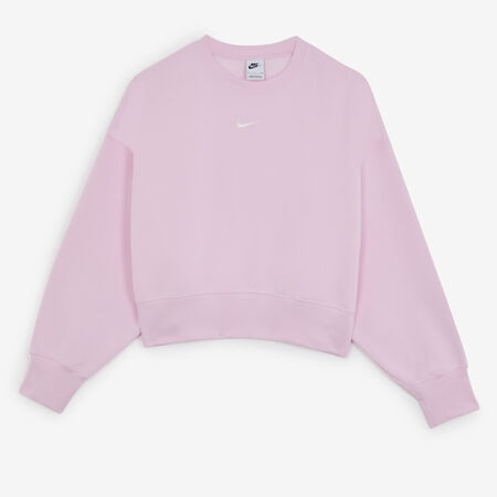 NIKE SWEAT CREW PHOENIX OVERSIZED ROSE HOMME