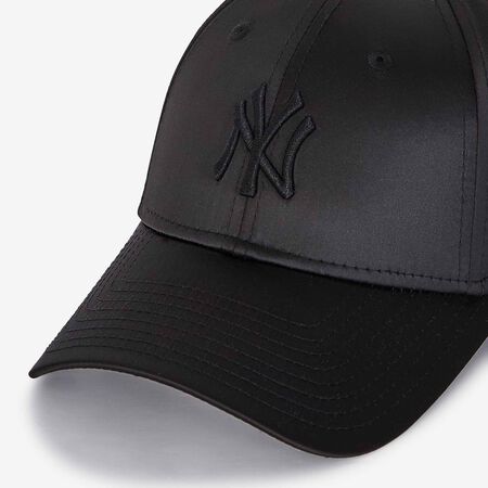 NEW ERA 9FORTY WOMEN NY SATIN LOGO NOIR FEMME