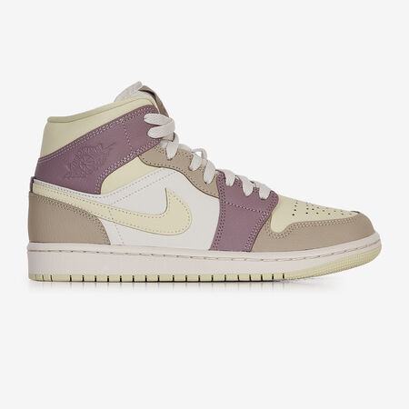 JORDAN air jordan 1 AIR JORDAN 1 MID JAUNE/VIOLET FEMME