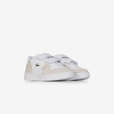 LACOSTE T-CLIP BLANC/BEIGE BABY