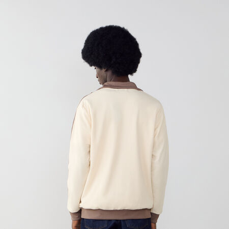 ADIDAS ORIGINALS JACKET FZ BECKENBAUER BEIGE/MARRON HOMME