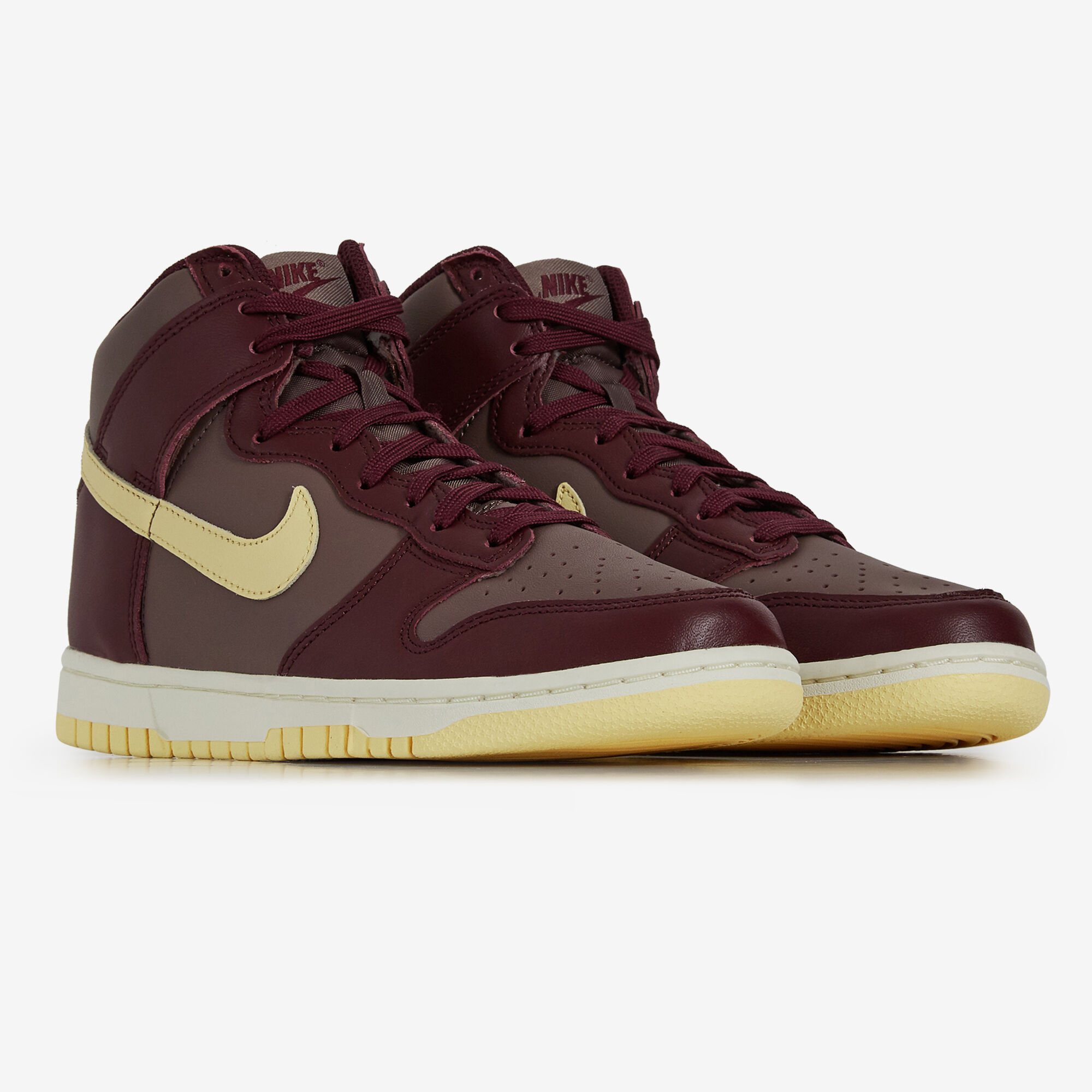 Nike sb dunk cheap high femme marron