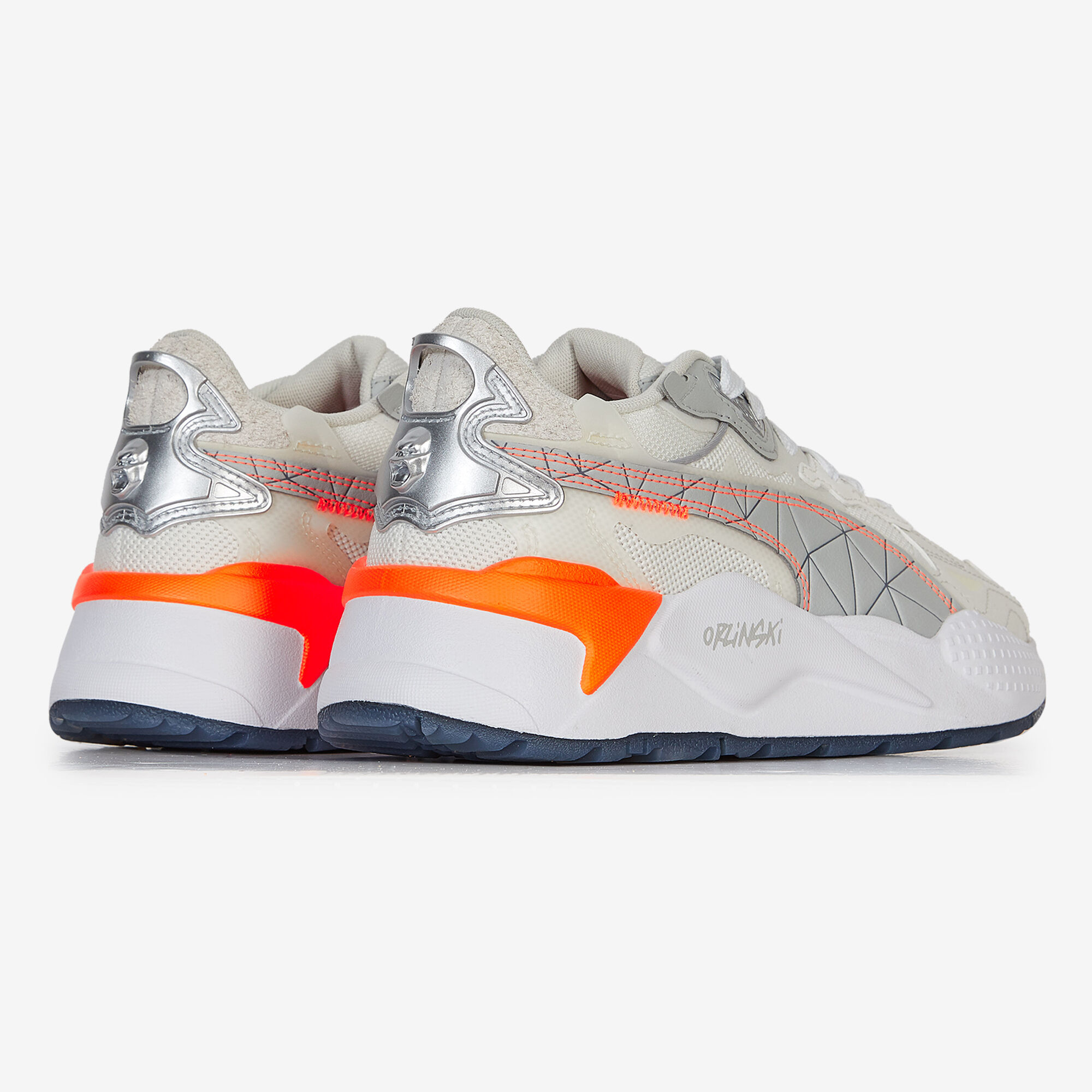 PUMA RS X UP x ORLINSKI BLANC ORANGE SNEAKERS HOMME Courir.be