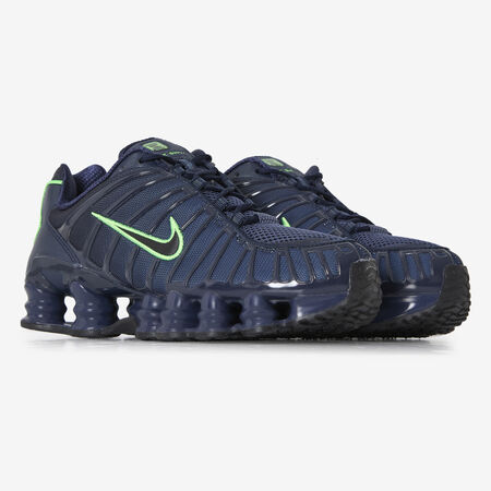 NIKE shox SHOX TL MARINE/JAUNE HEREN