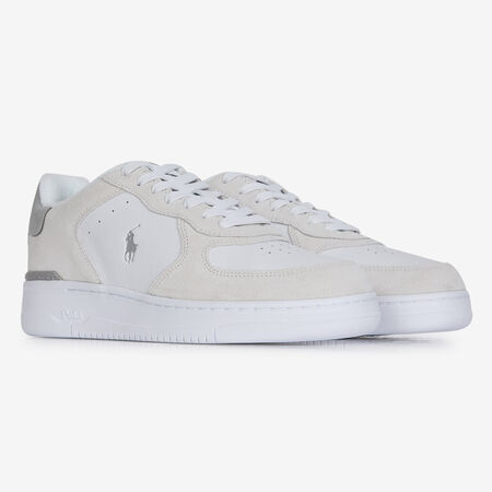 POLO RALPH LAUREN MASTERS COURT SUEDE BLANC HEREN
