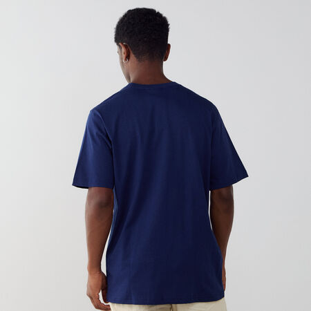 ADIDAS ORIGINALS TEE SHIRT ESSENTIAL MARINE/BLANC HOMME