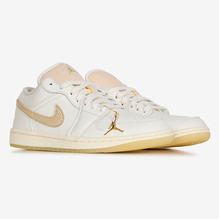 JORDAN AIR JORDAN 1 LOW SHIMMER BLANC/OR FEMME