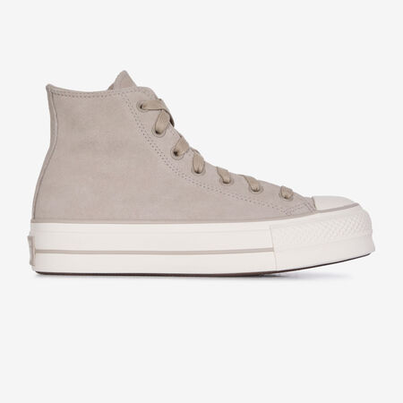 CONVERSE CHUCK TAYLOR ALL STAR LIFT HI BEIGE FEMME