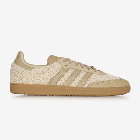 ADIDAS ORIGINALS samba SAMBA OG KNIT BEIGE/MARRON HOMME