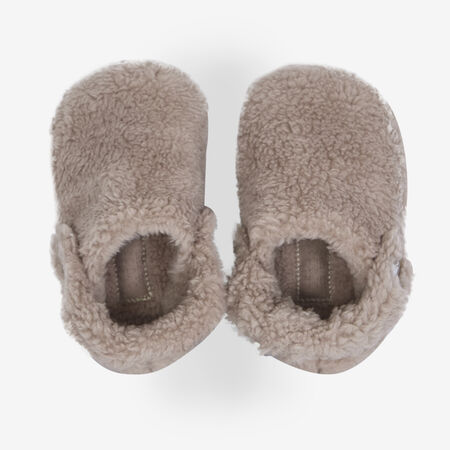 CROCS CLASSIC COZZZY SLIPPER BEIGE BÉBÉ